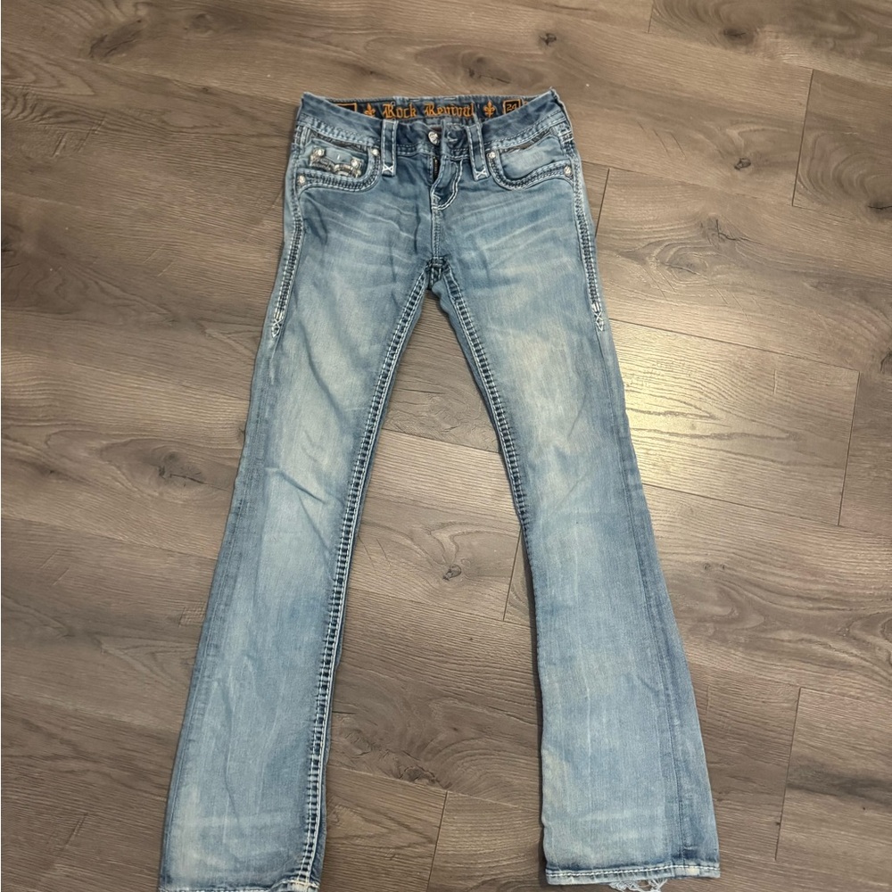 Rock Revival Light Blue Boot Cut Jeans